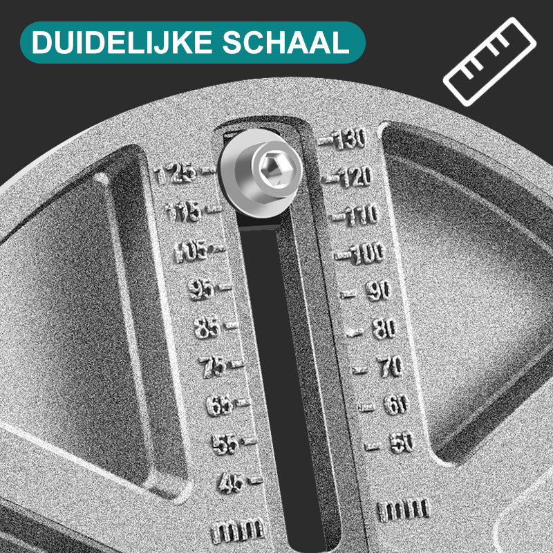 Verstelbare snijgereedschappen voor houtbewerking, gatopener