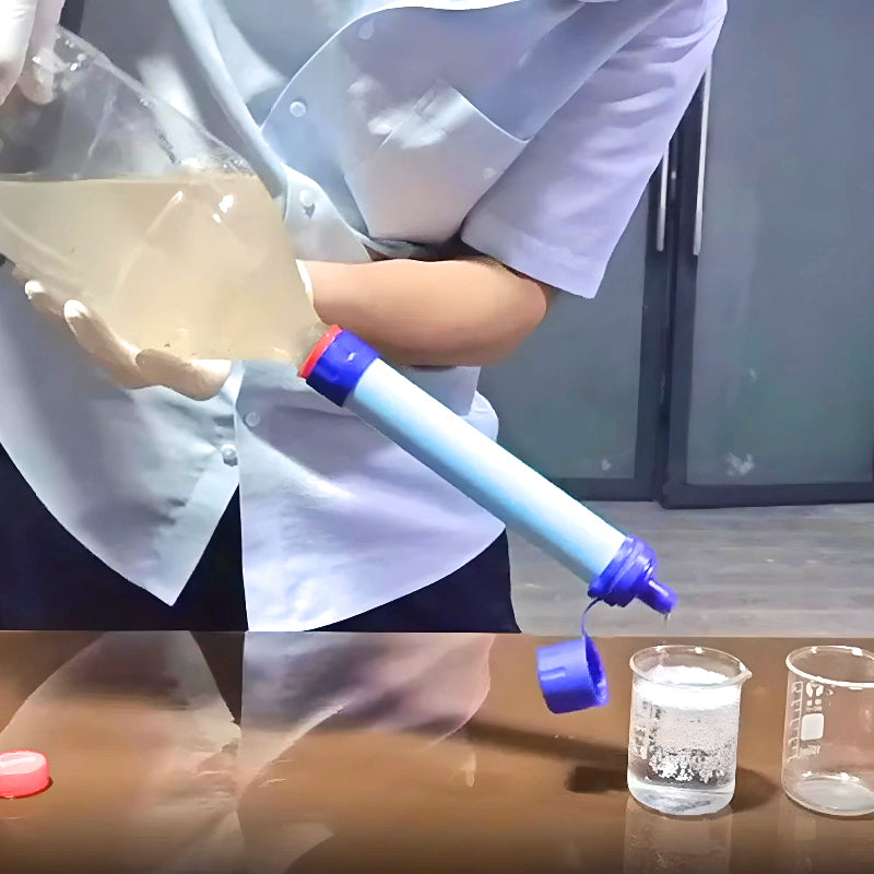 Noodwaterzuiveringsrietje voor buiten