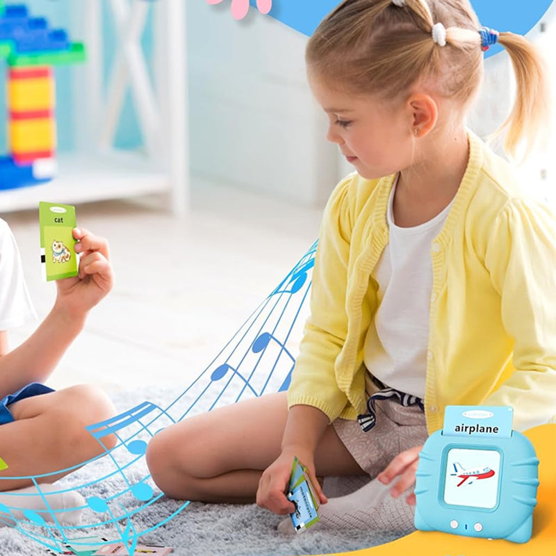 Sprekende flitskaarten voor peuters van 2-4 jaar, 224 zichtwoorden