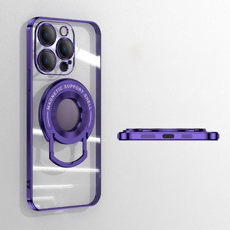 Magnetische houder Plating telefoonhoesje voor iPhone