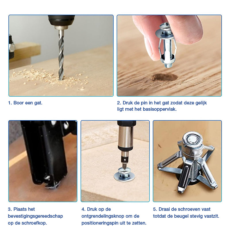 Expansieschroef Bloembladmoer (50 stuks)