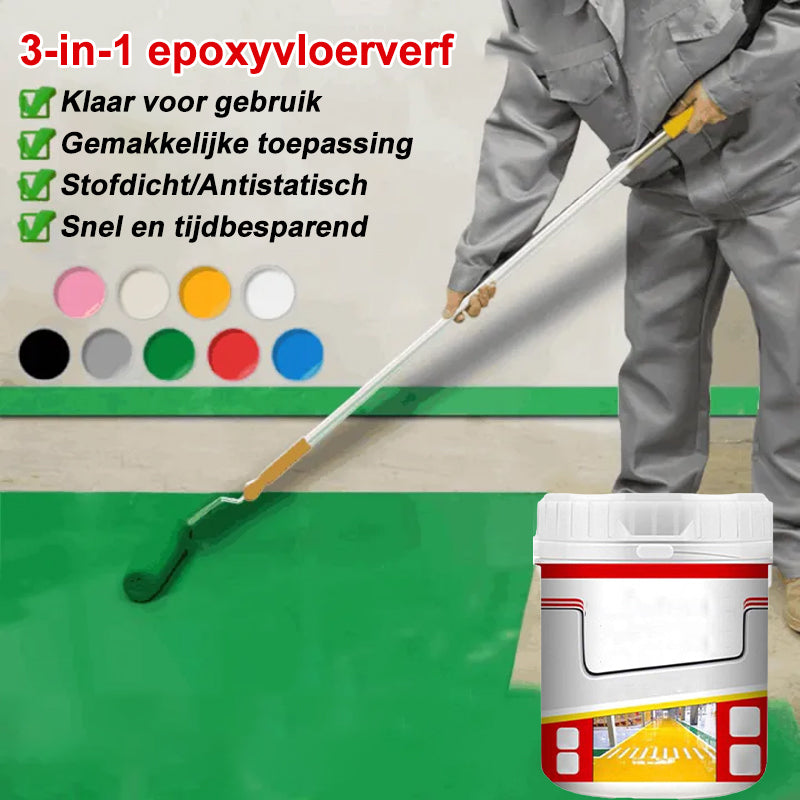 Sneldrogende antislip vloercoating op waterbasis
