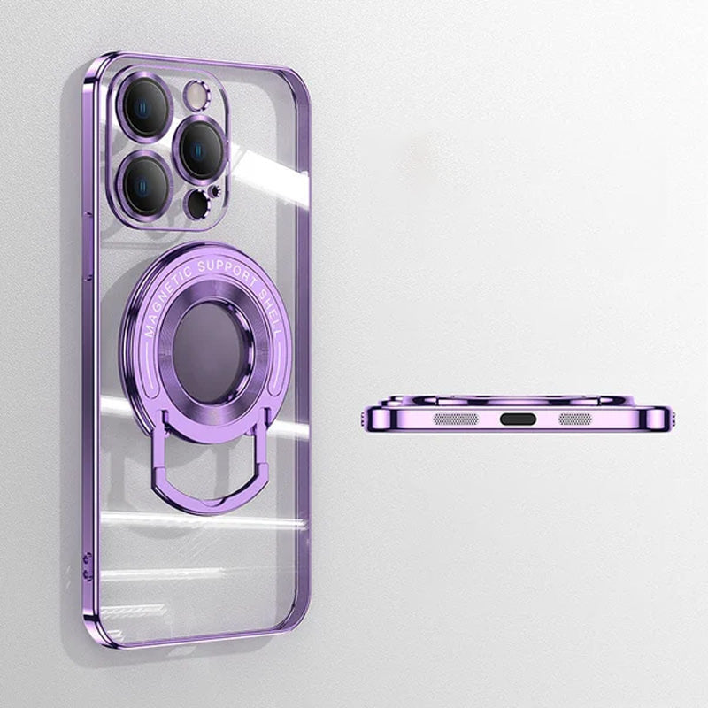 Magnetische houder Plating telefoonhoesje voor iPhone