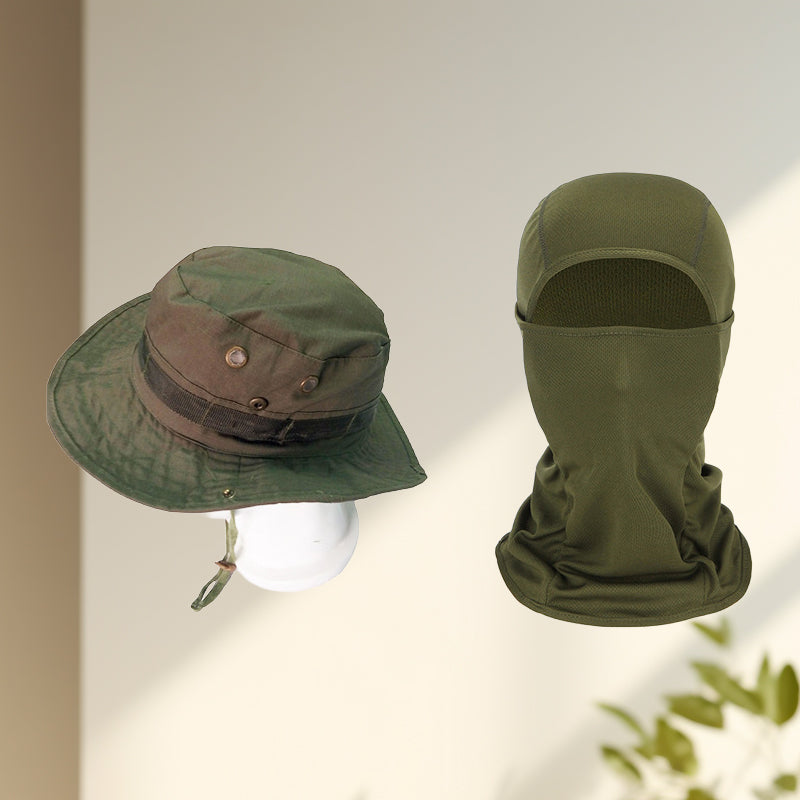 Multifunctionele camouflage-bergsporthoed