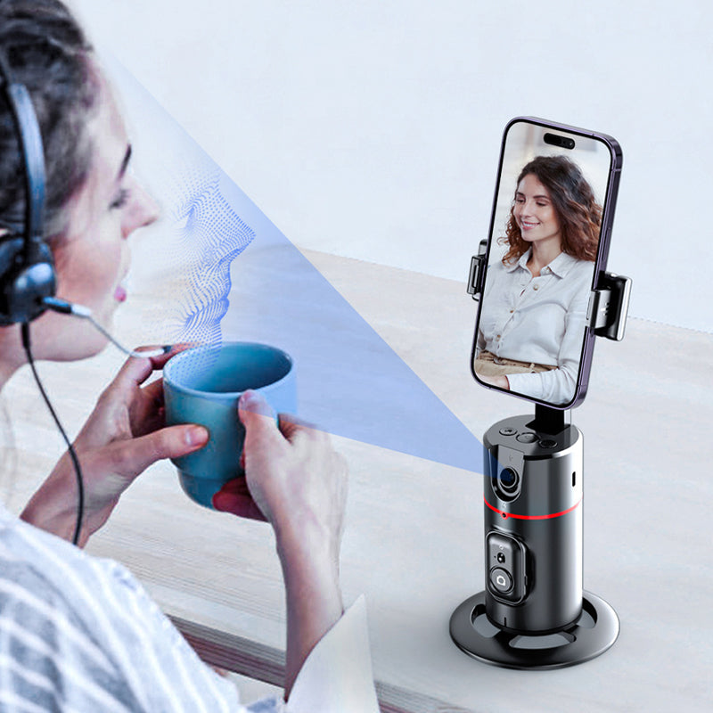 360° Smart Tracking Gimbal met Gezichtsherkenning