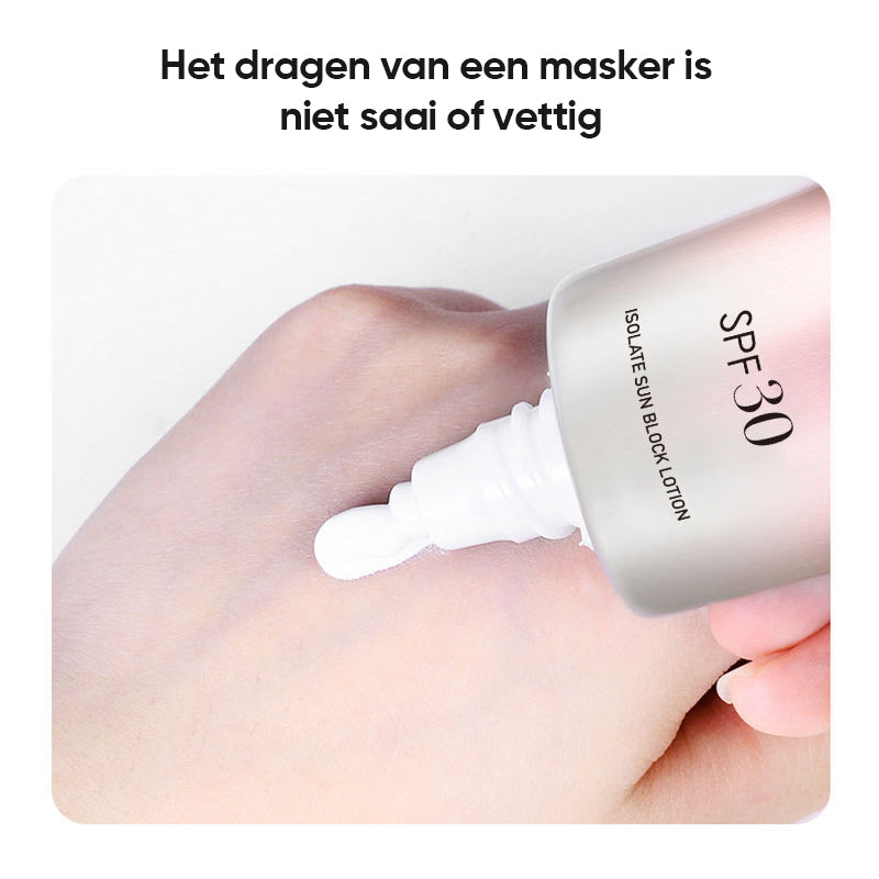 Zonnebrandcrème Uv-isolatie Spf30+