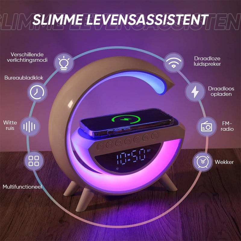 G-vormige led draadloze oplaadbare luidspreker