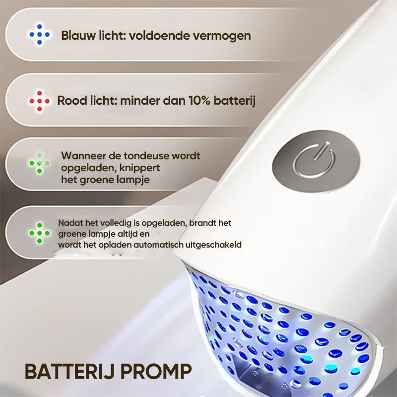 SAKER® Geïntegreerde tondeuse voor scheren en zuigen