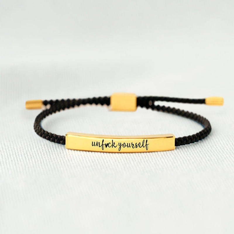UNF♥CK Jezelf Tube-armband