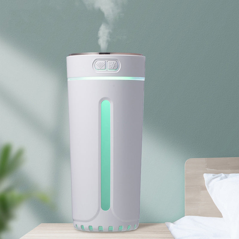 Draadloze auto-luchtbevochtiger met kleurrijk nachtlampje