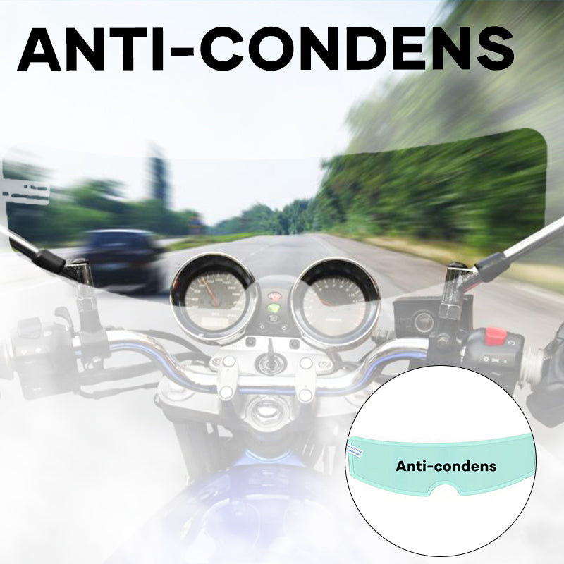 Anticondens- en regendichte viziercoating