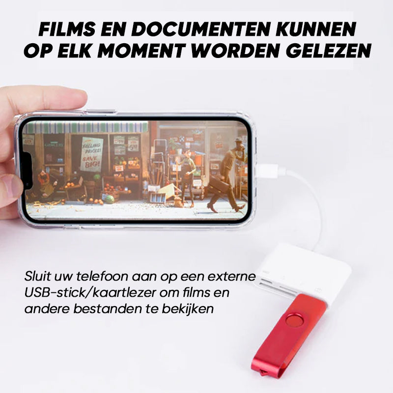Alles-in-één mobiele kaartlezer