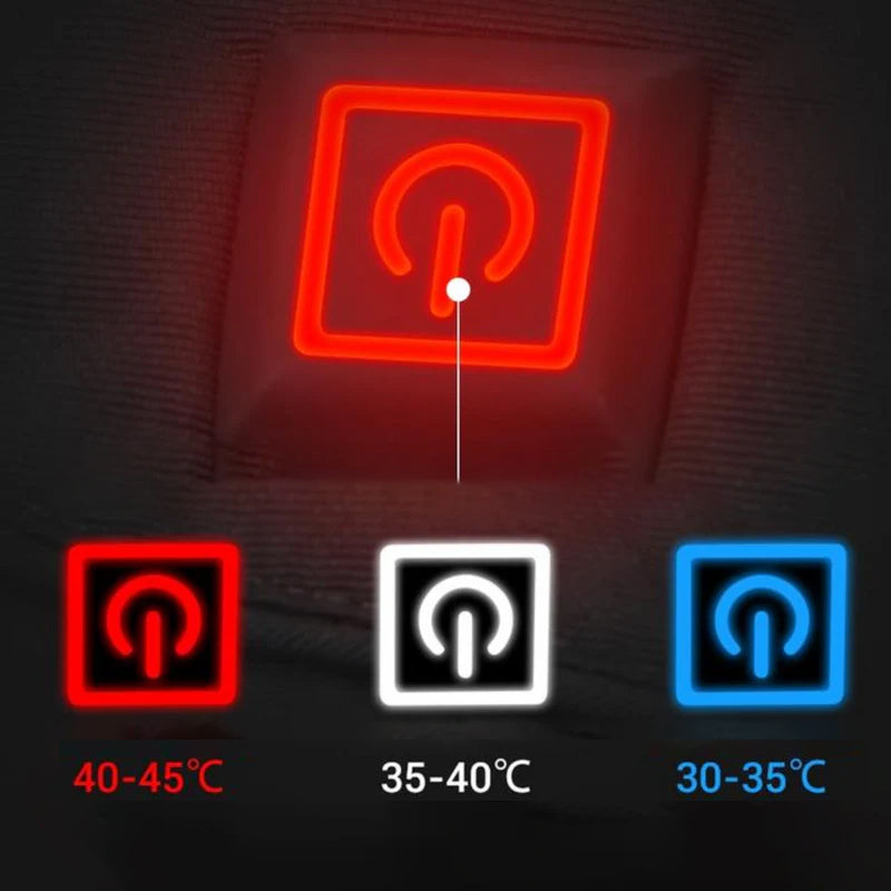 Warme, verwarmde handschoenen met touchscreen