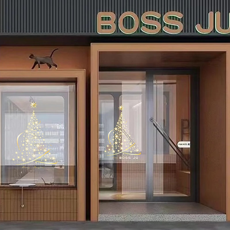 Christmas Tree Window Stickers