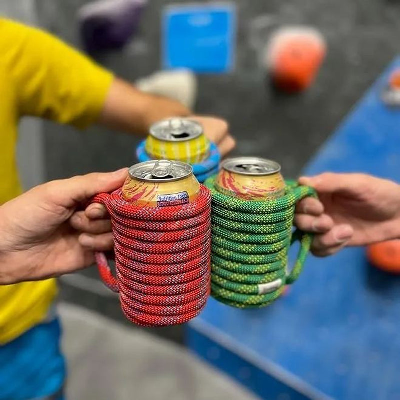 Klimtouw drankblikjeshouder