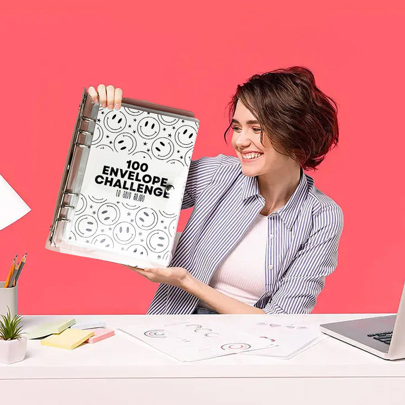 100 enveloppenbesparing uitdagingsmap