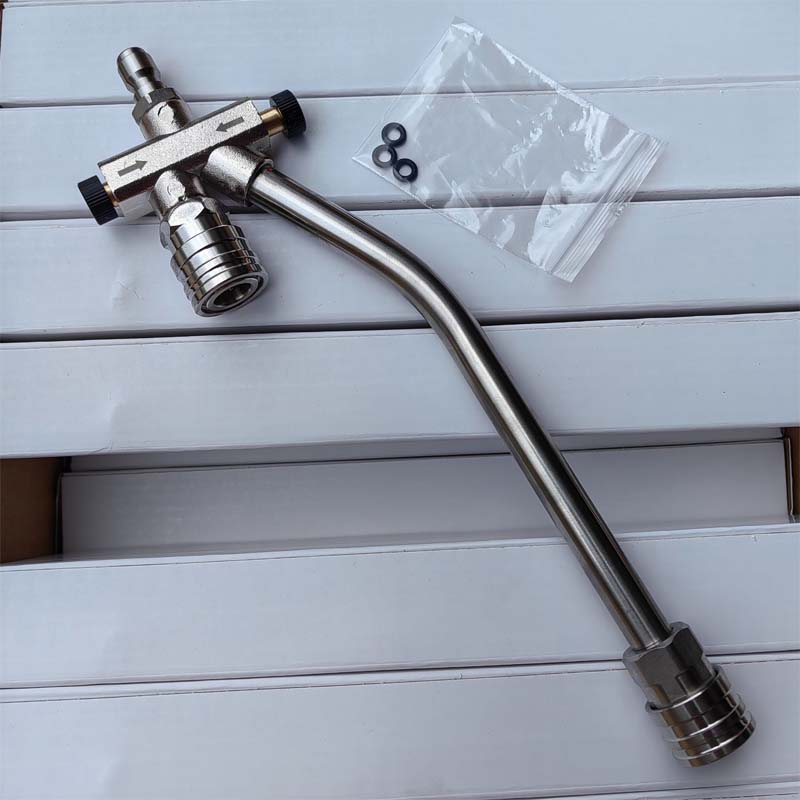 Accessoire met dubbele connector van schuimkanon