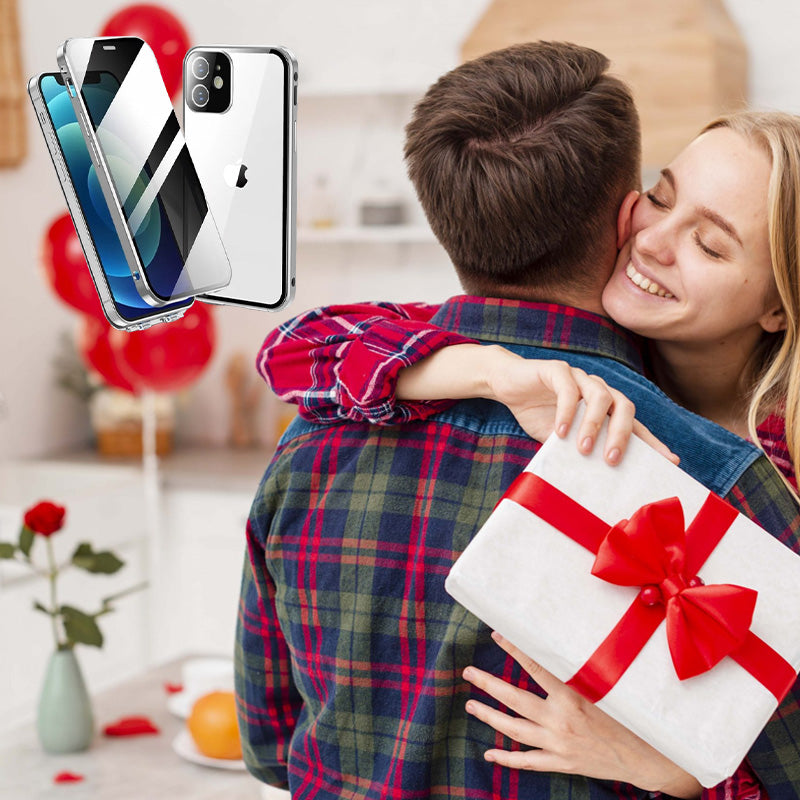 Dubbelzijdige Snap-on iPhone-hoes