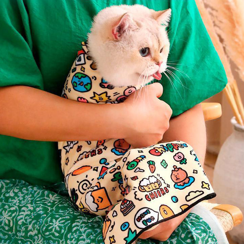 Anti-kras en anti-bijt kattendoek