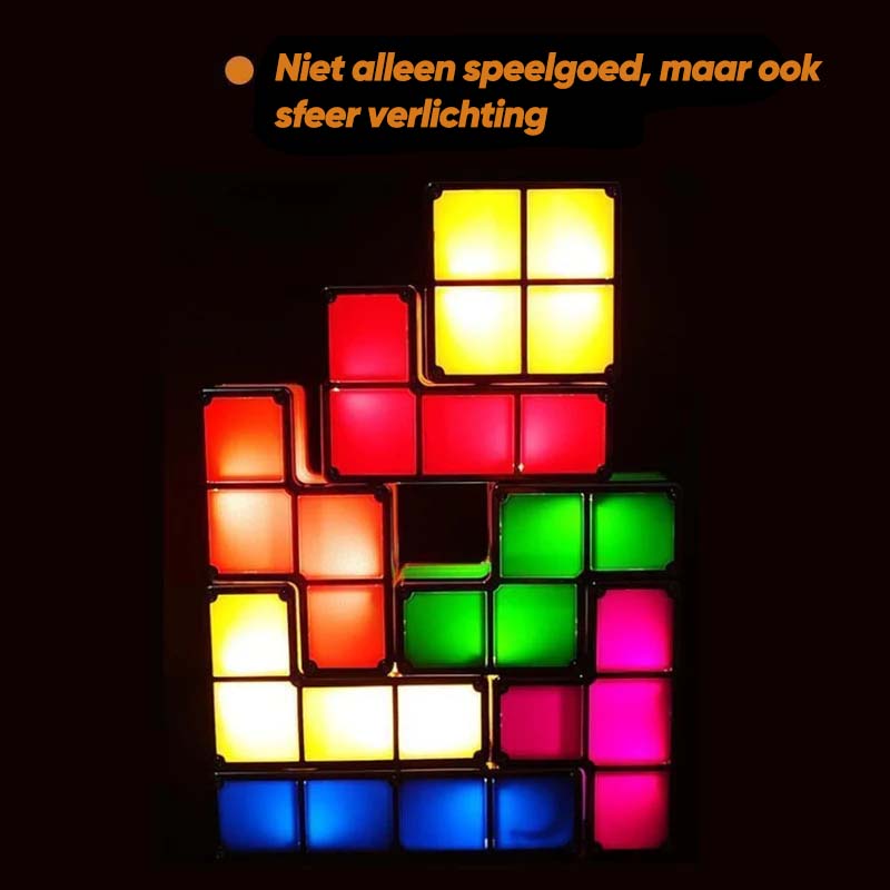 Tetris stapelbaar LED-nachtlampje