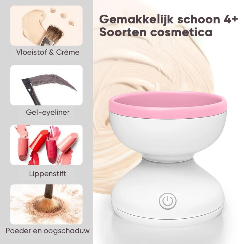 Elektrische make-upborstelreiniger