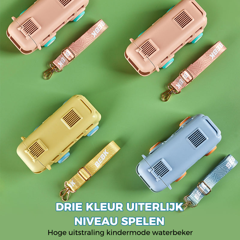 Draagbare waterbeker in busvorm