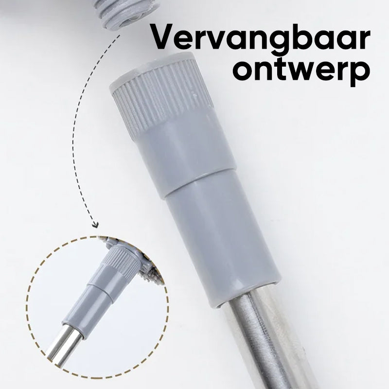 Intrekbare wasbare gebogen microfiber stofdoek