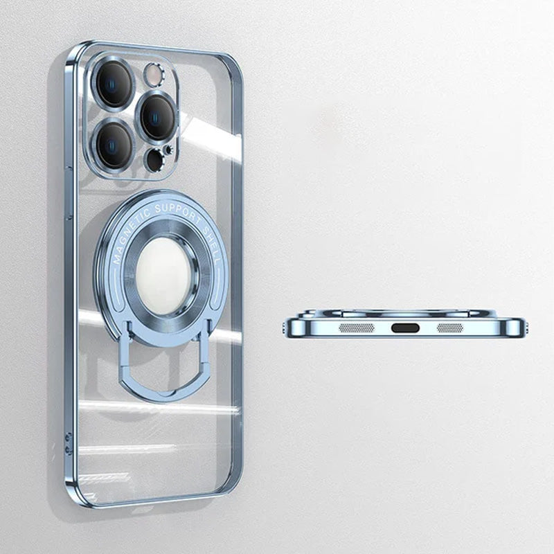 Magnetische houder Plating telefoonhoesje voor iPhone