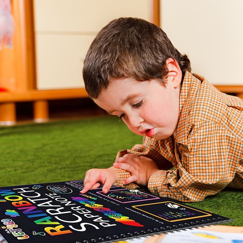 🌈Regenboogkraskunstnotitieboekje