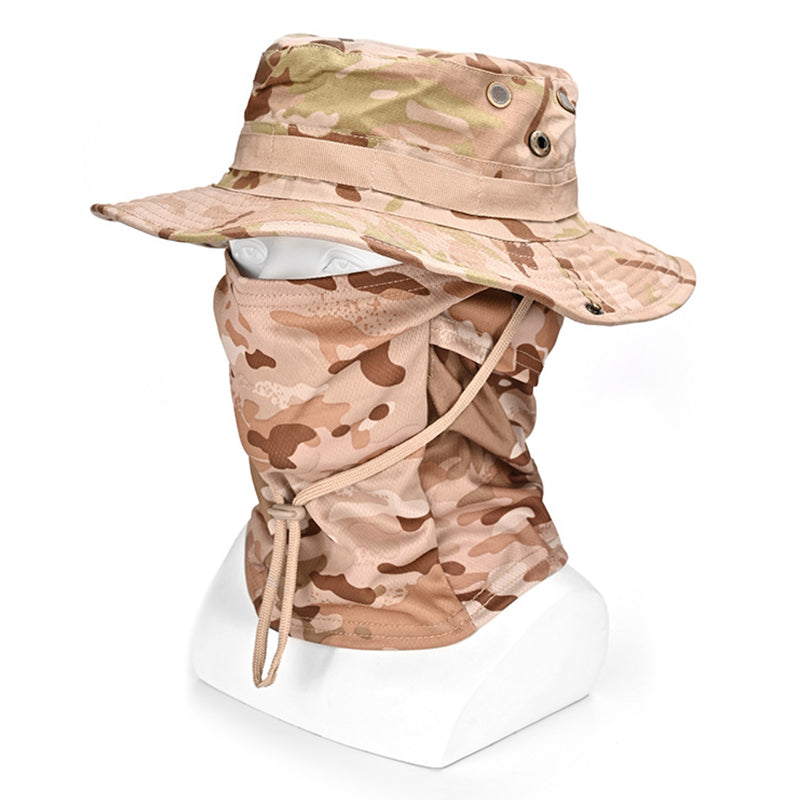 Multifunctionele camouflage-bergsporthoed