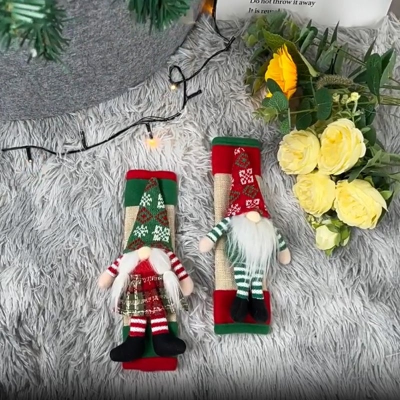 Kerst koelkast deurgreep deksel