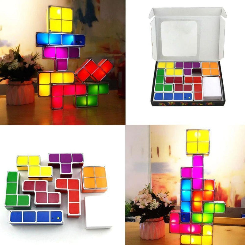 Tetris stapelbaar LED-nachtlampje