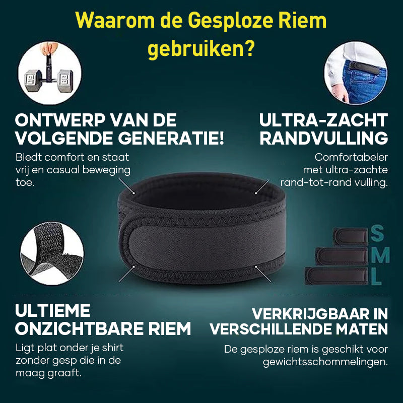 Riem zonder gesp (2 stuks)