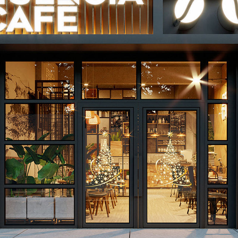 Christmas Tree Window Stickers