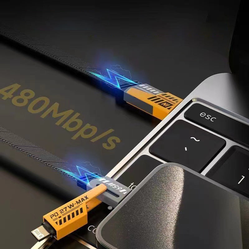 4-in-1 PD 65W snellaadkabel