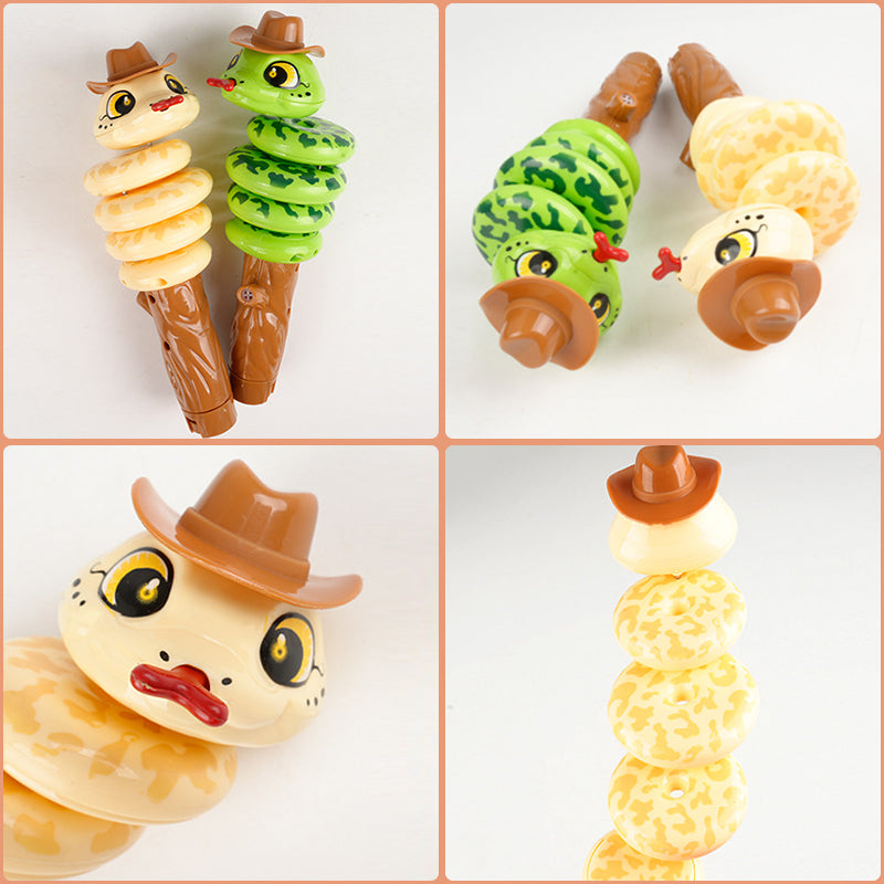 Verdraaide balans Zwaaiende slangfluitje speelgoed