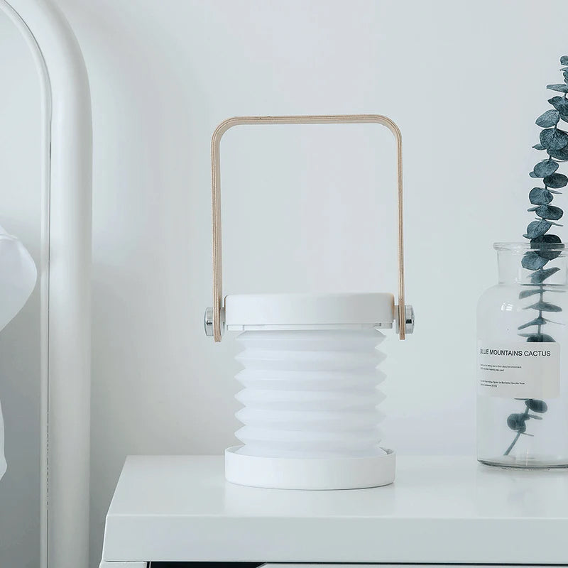 Creatieve houten telescopische lamp