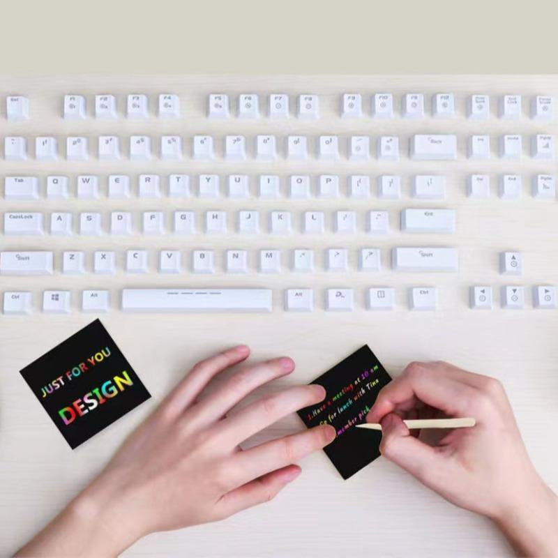 DIY Regenboog Magie teken Papier Kunst Set (100 vellen / 1 set)