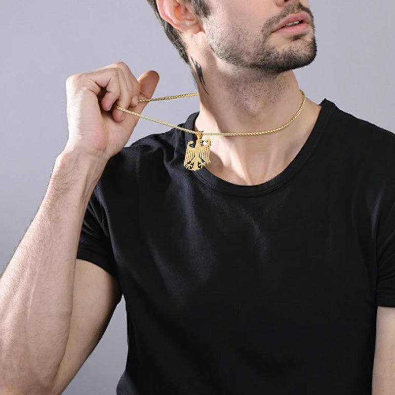 Gepolijst roestvrij staal heren vintage