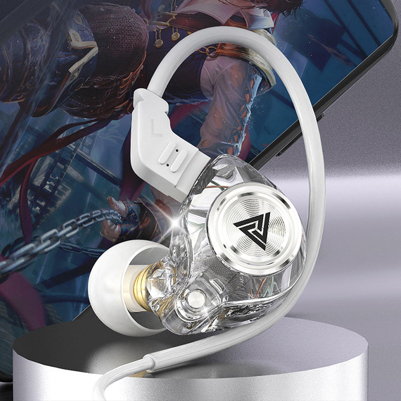 Draagbare bedrade oortelefoon met microfoon