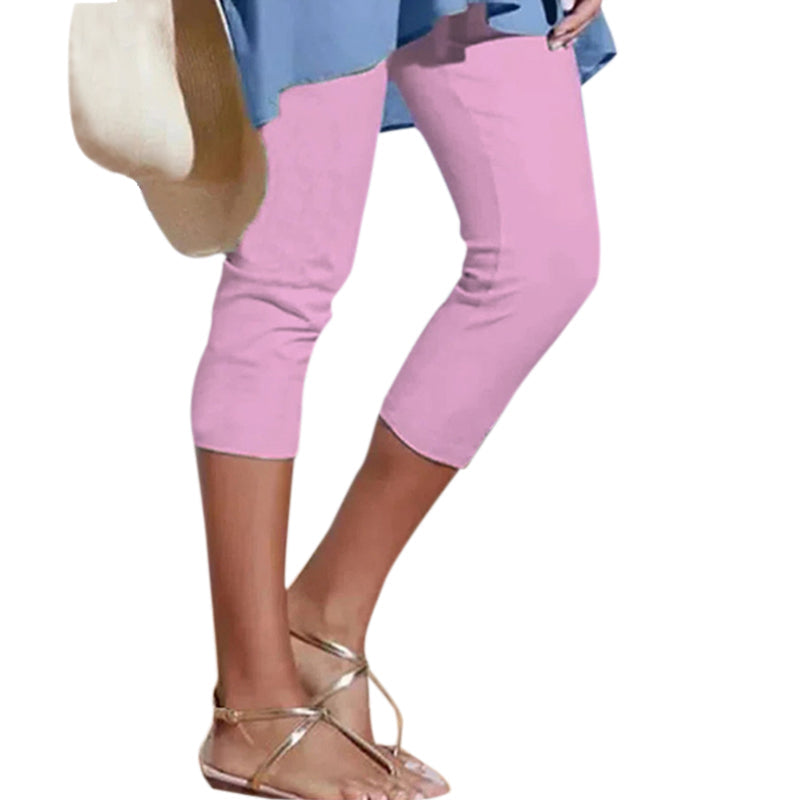 Effen casual legging voor dames