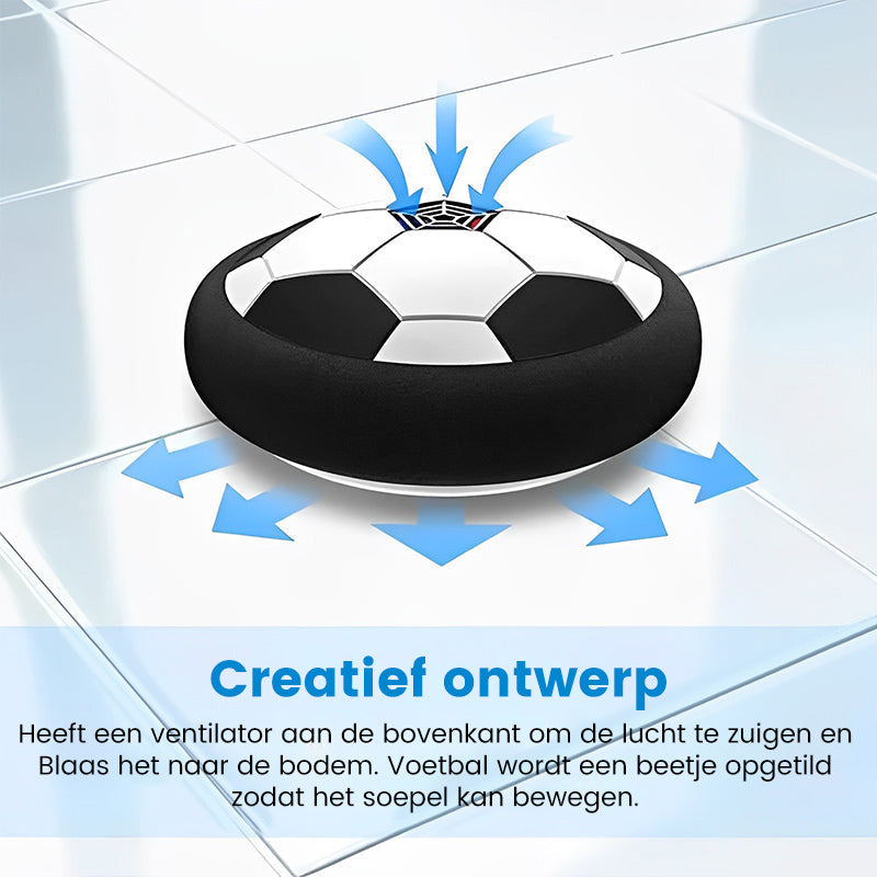 Zaalvoetbal met LED-verlichting