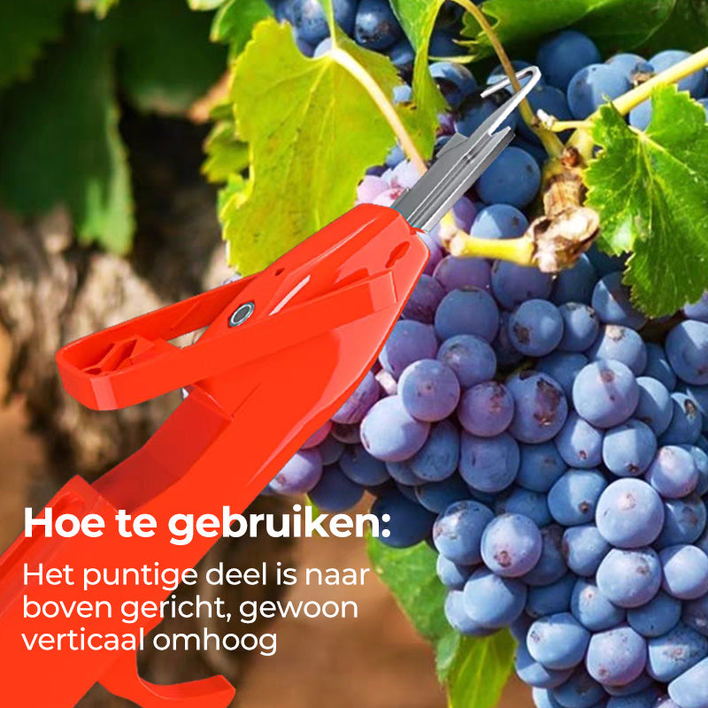 Efficiënt hulpmiddel voor het verzamelen van fruit