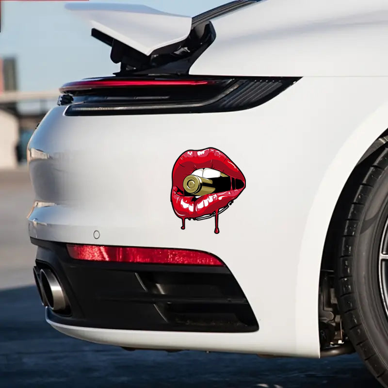 Kogel Lip Decoratieve sticker