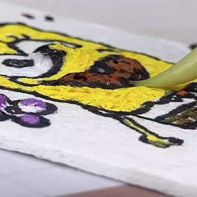 Schuimtextuur tekenpapier