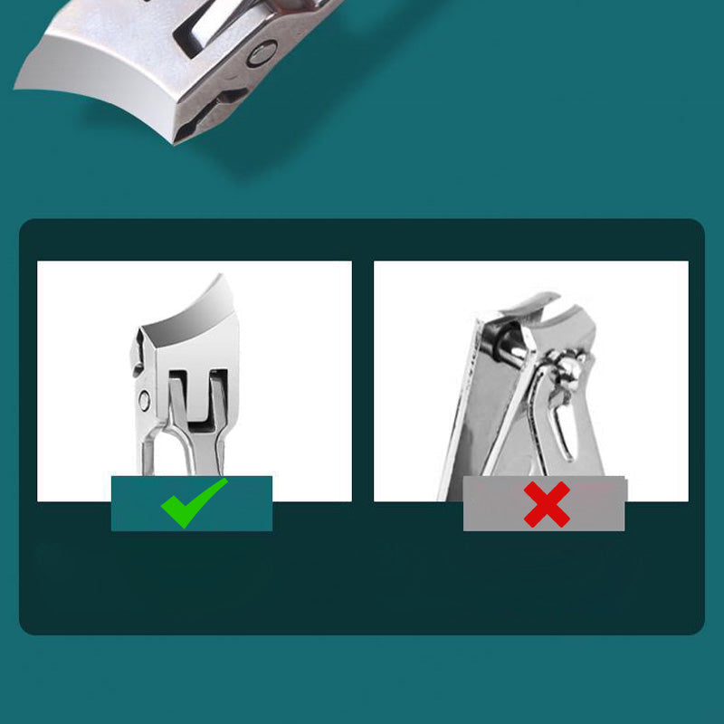 Brede kaakopening, anti-spat schuine nagelknipper