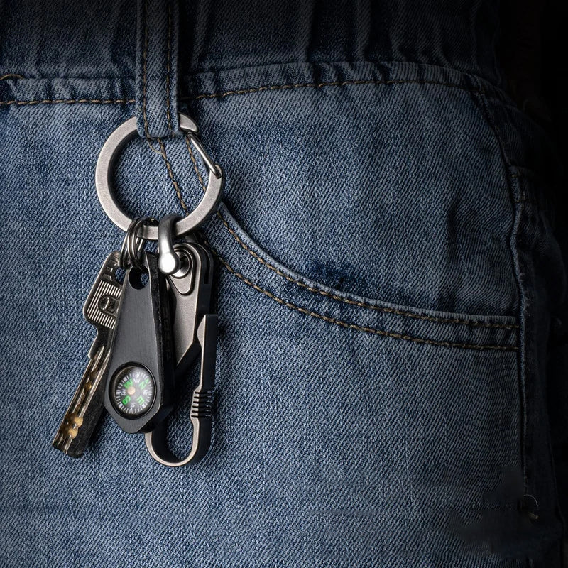 Karabijnhaak sleutelhangerclip