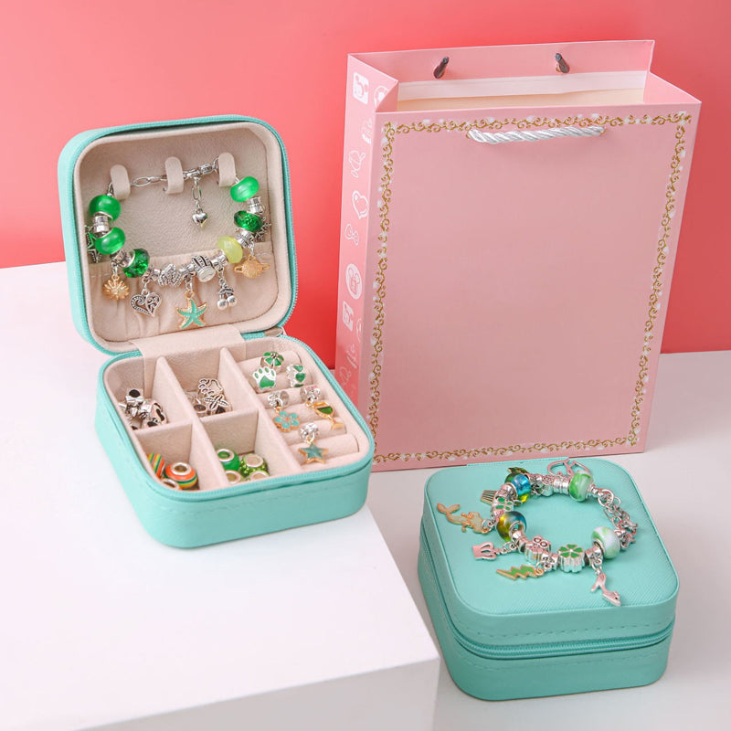 DIY handgemaakte kralenarmbandset voor kinderen