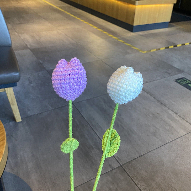 Gehaakt bloemenboeket