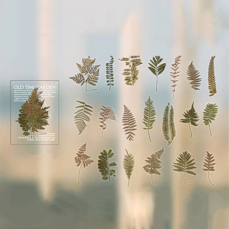 Geheugen Tuin-serie PET-stickerset